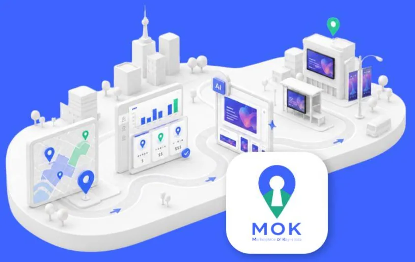 지도 검색, 데이터 비교, AI 제작, 게시가 하나로 연결된 MOK 3D 도시